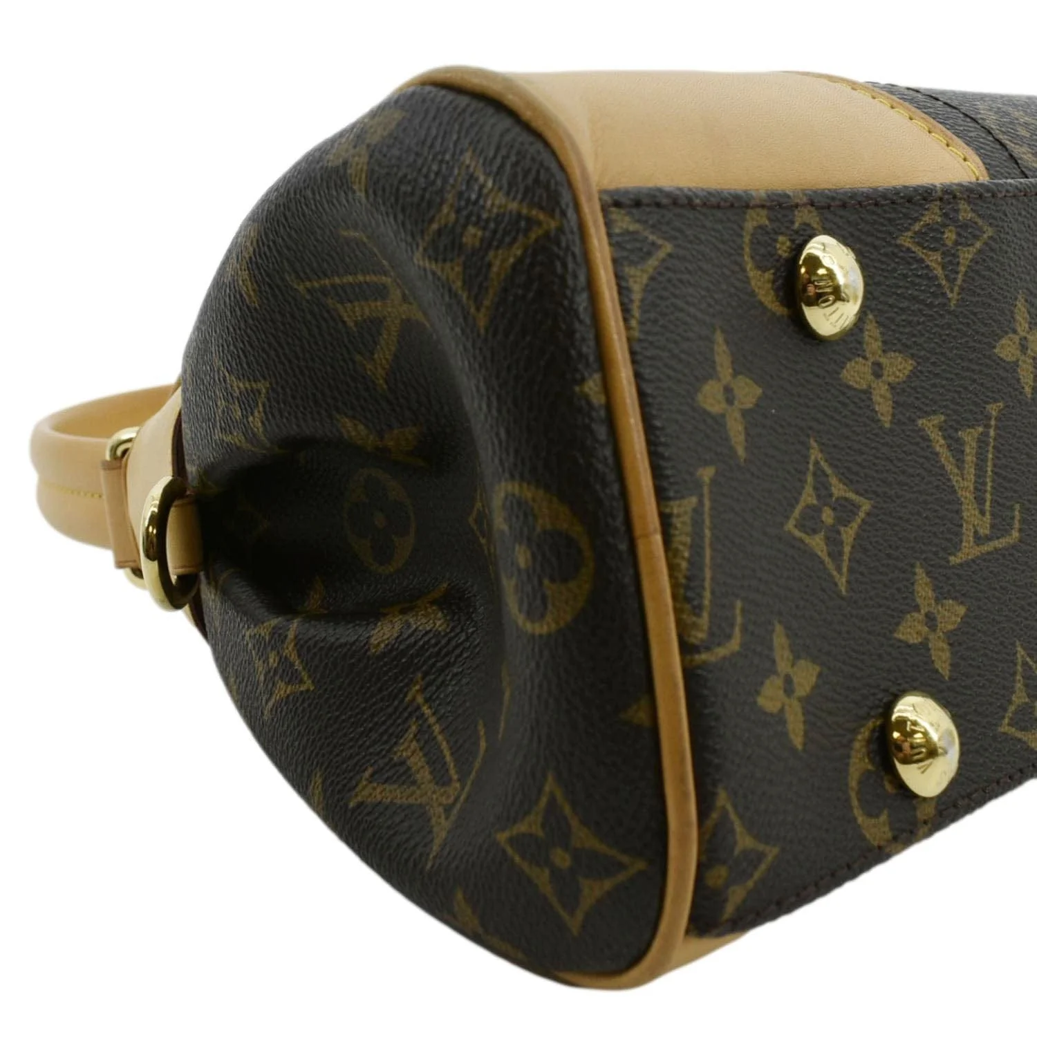 LOUIS VUITTON Beverly MM Monogram Canvas Satchel Bag Brown - Image 6