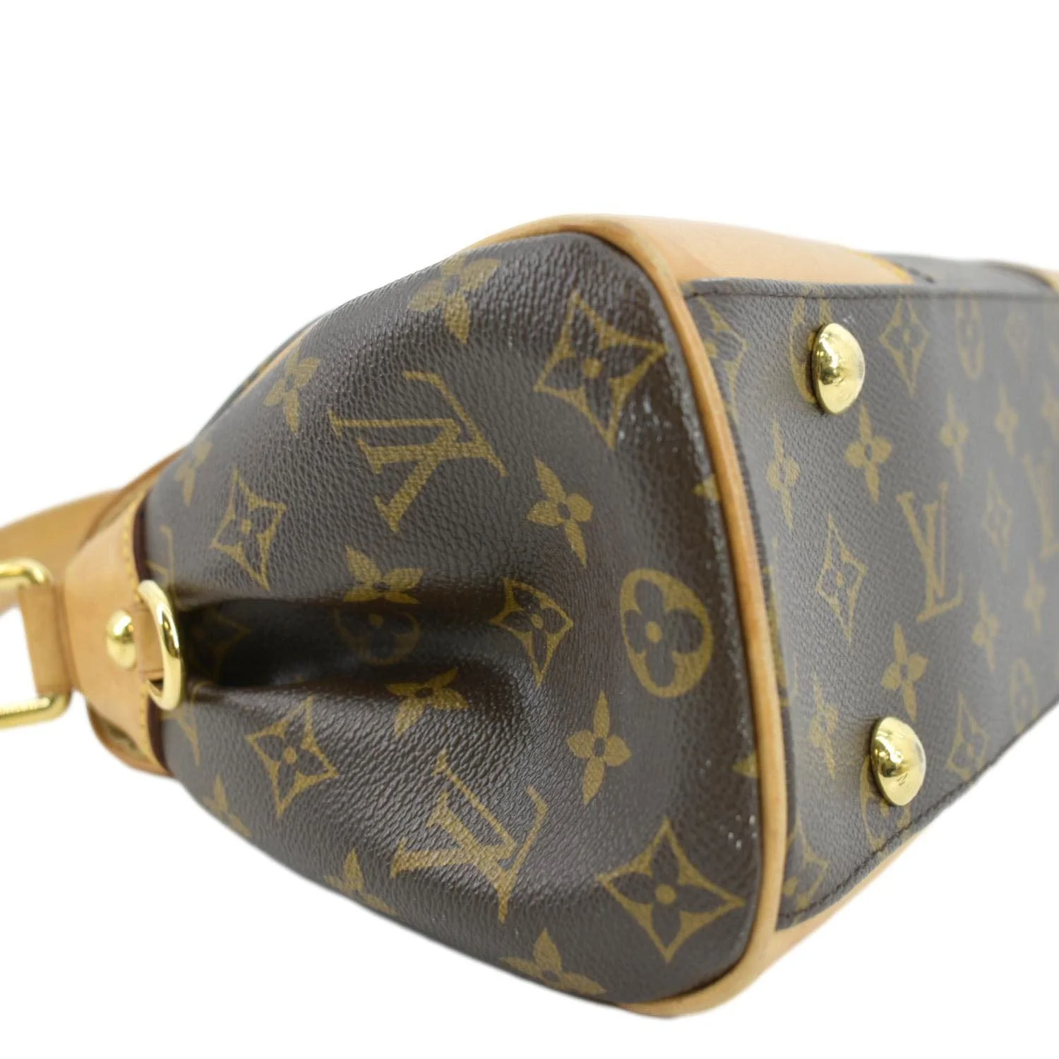 LOUIS VUITTON Beverly MM Monogram Canvas Satchel Bag Brown - Image 10