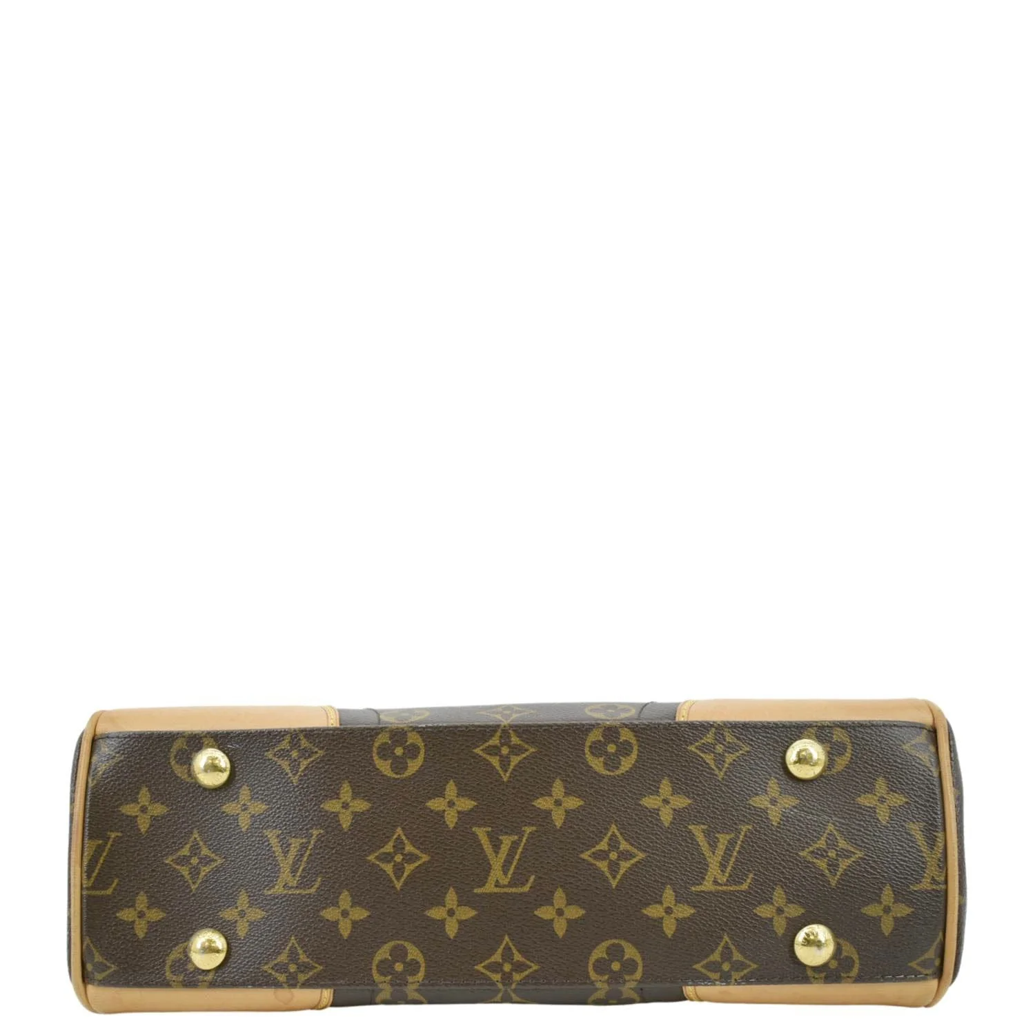 LOUIS VUITTON Beverly MM Monogram Canvas Satchel Bag Brown - Image 12