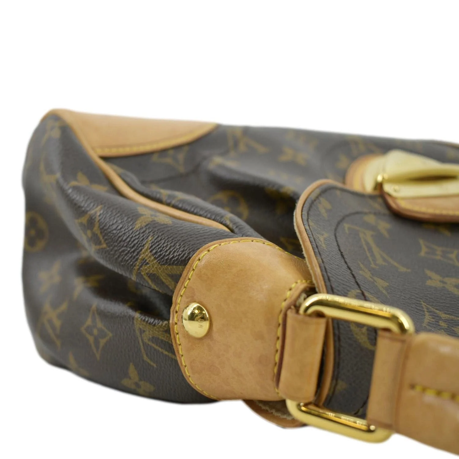 LOUIS VUITTON Beverly MM Monogram Canvas Satchel Bag Brown - Image 5