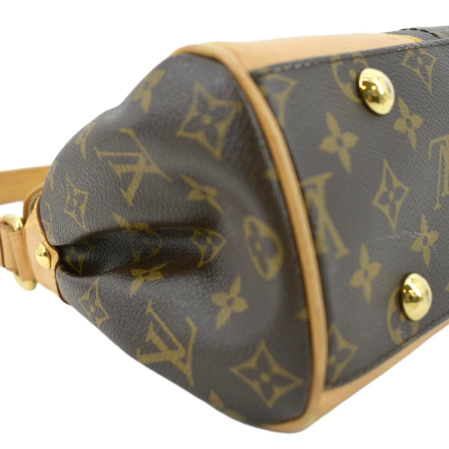 LOUIS VUITTON Beverly MM Monogram Canvas Satchel Bag Brown - Image 8