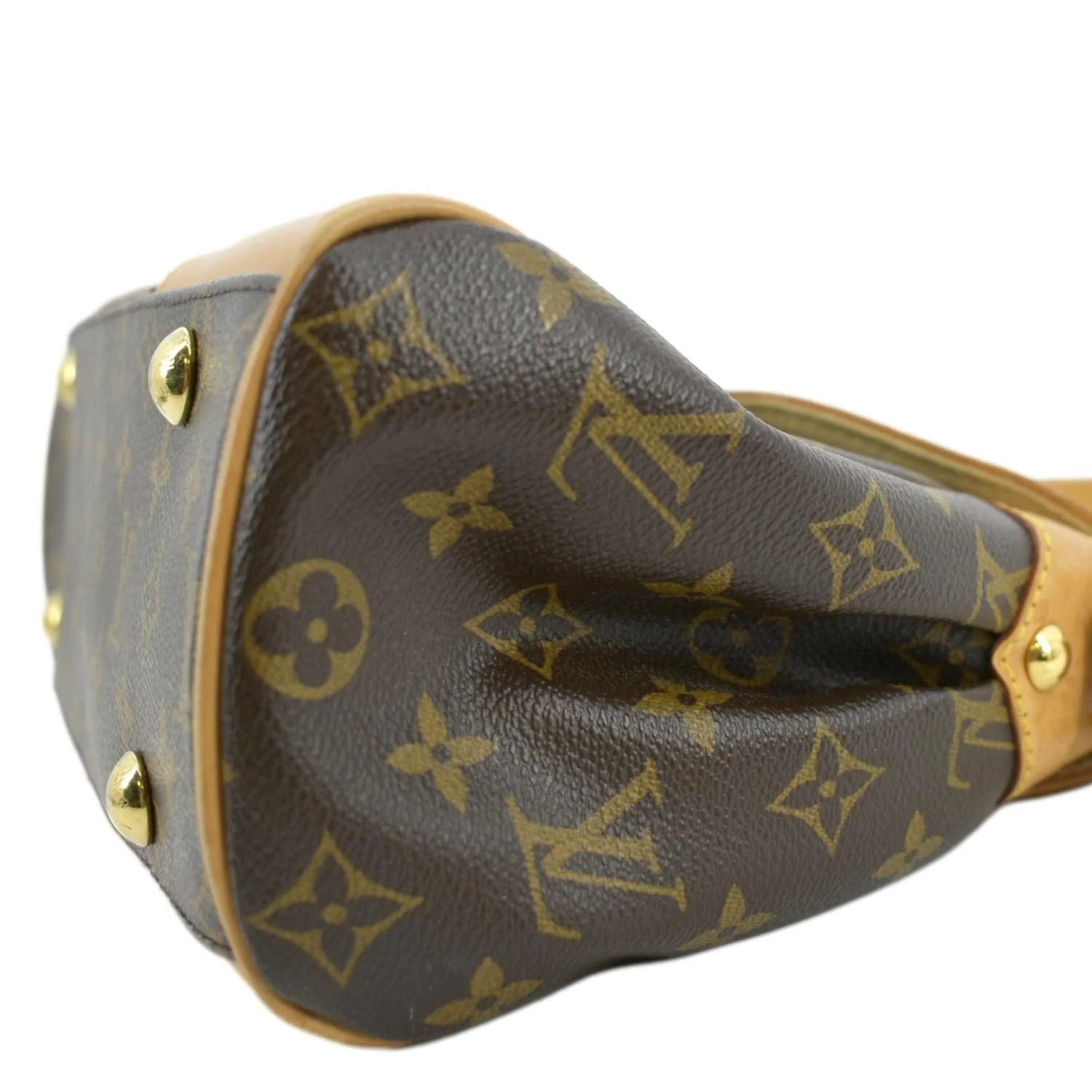 LOUIS VUITTON Beverly MM Monogram Canvas Satchel Bag Brown - Image 9