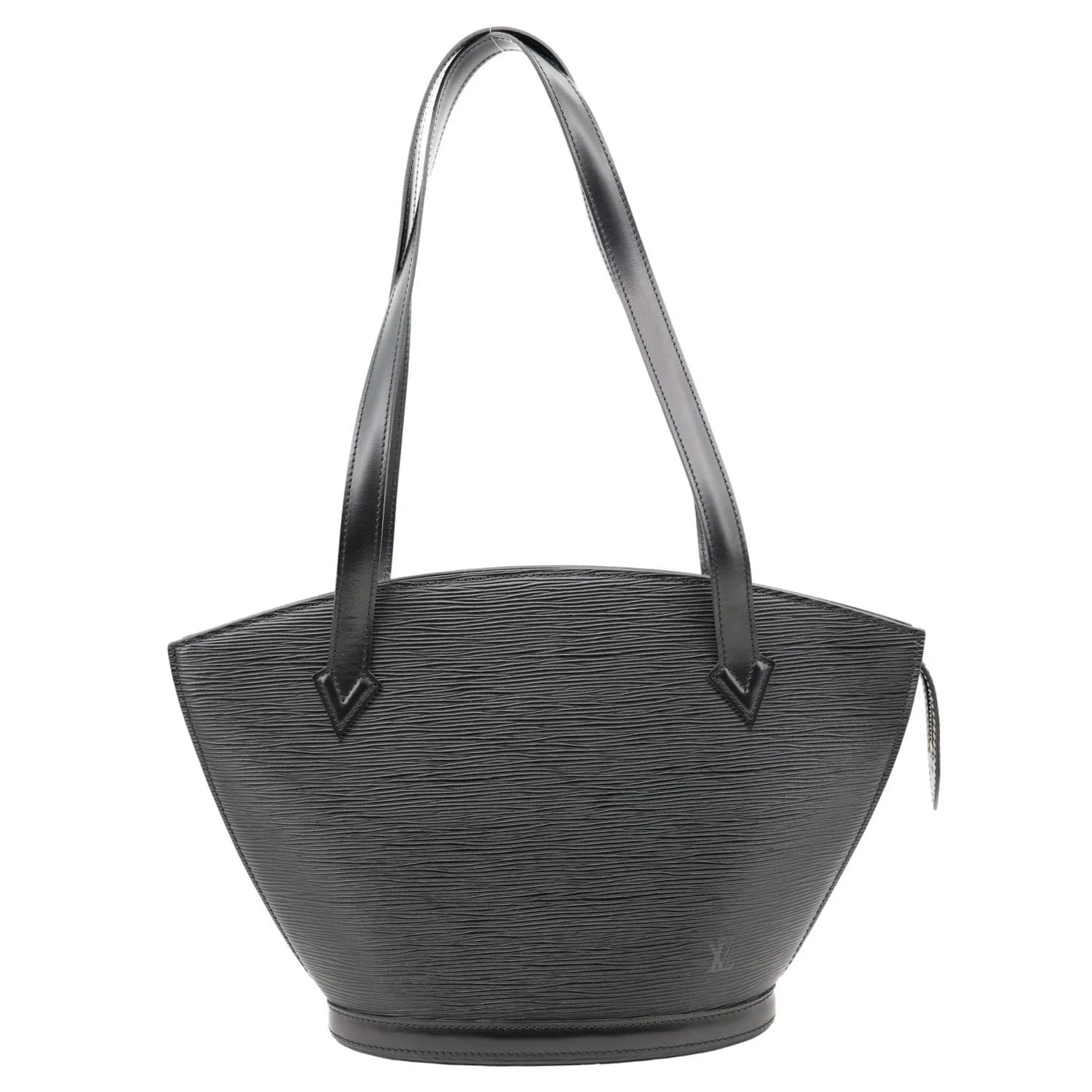 LOUIS VUITTON Saint Jacques PM Epi Leather Shoulder Bag Black - Image 3