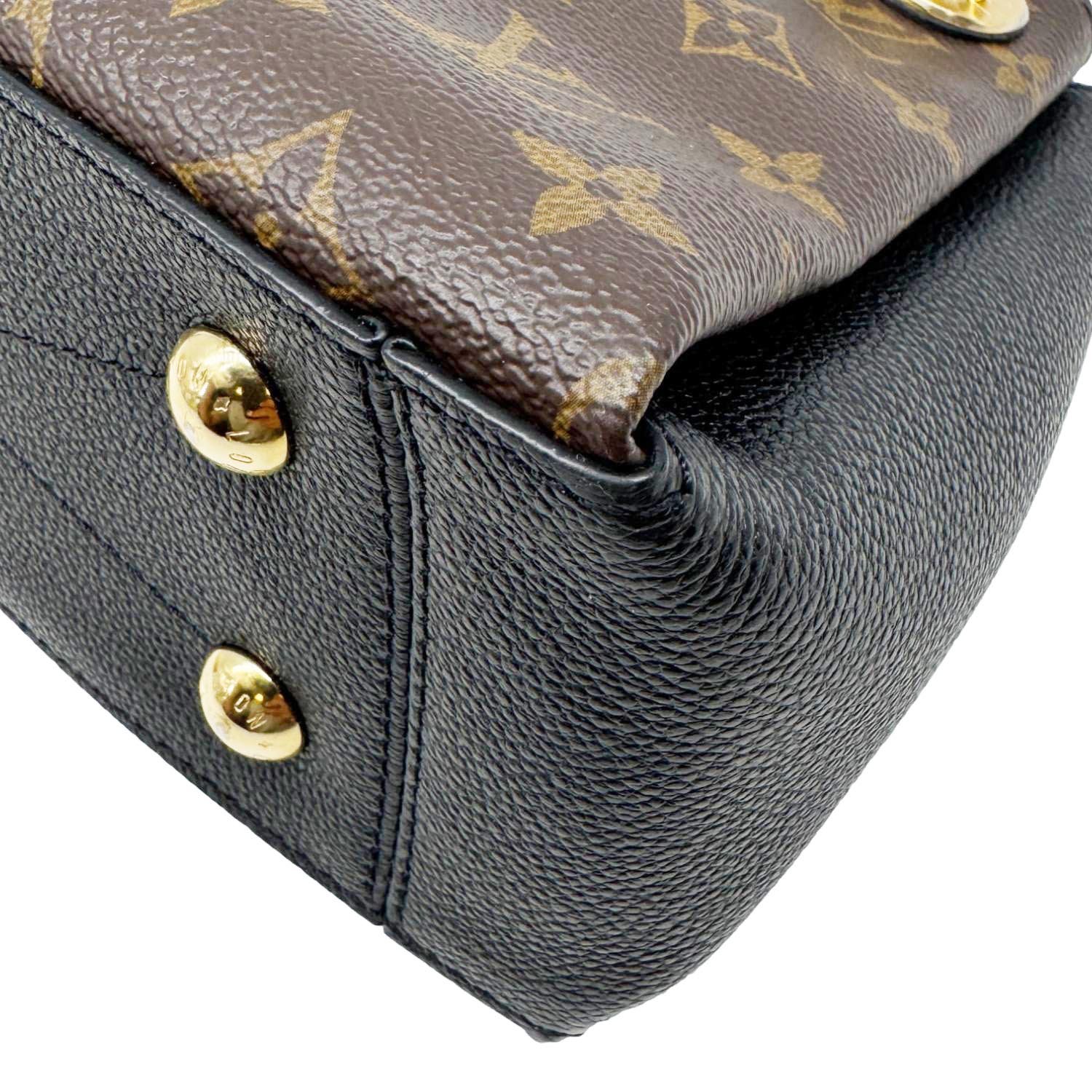LOUIS VUITTON Surene BB Monogram Canvas Shoulder Bag Black - Image 8