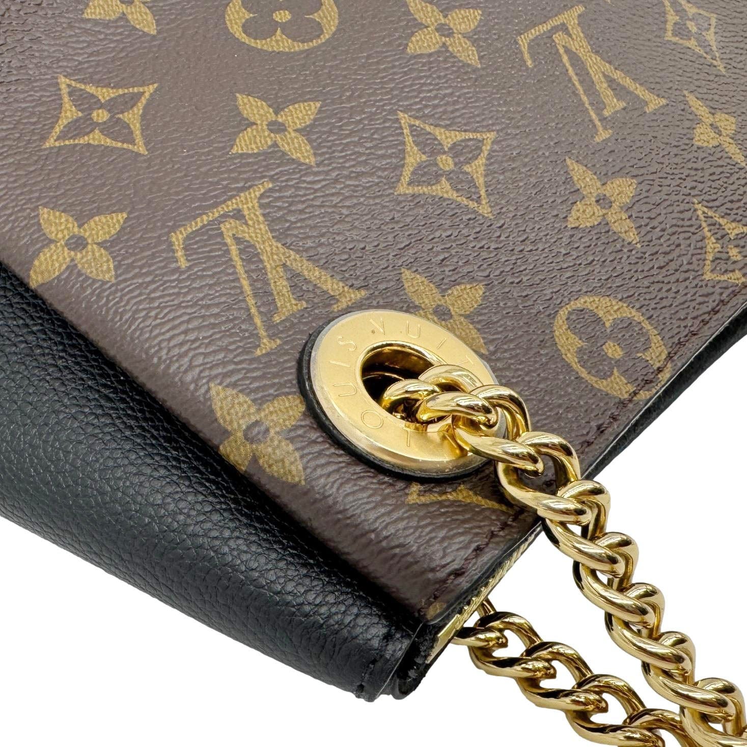 LOUIS VUITTON Surene BB Monogram Canvas Shoulder Bag Black - Image 6