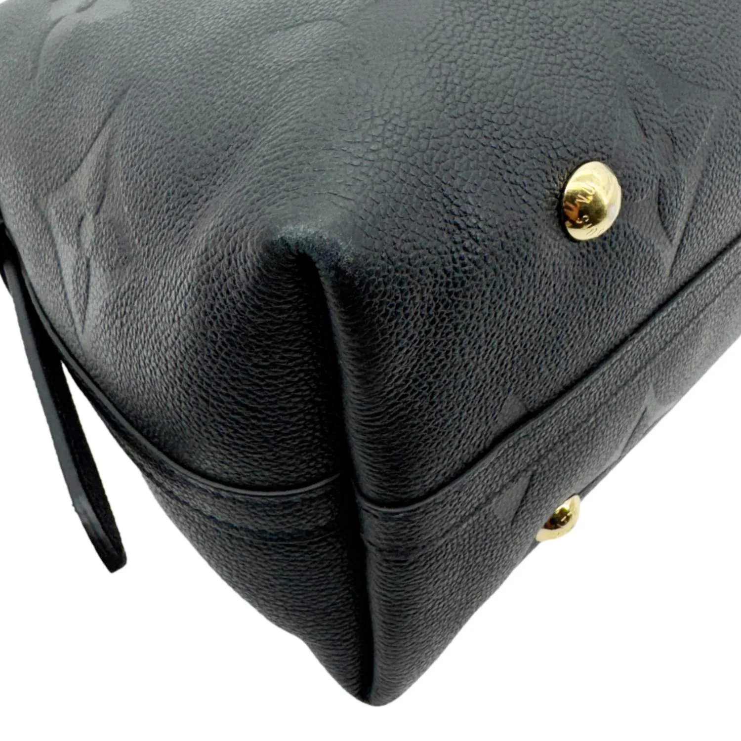 LOUIS VUITTON Carryall MM Monogram Empreinte Leather Shoulder Bag Black - Image 10