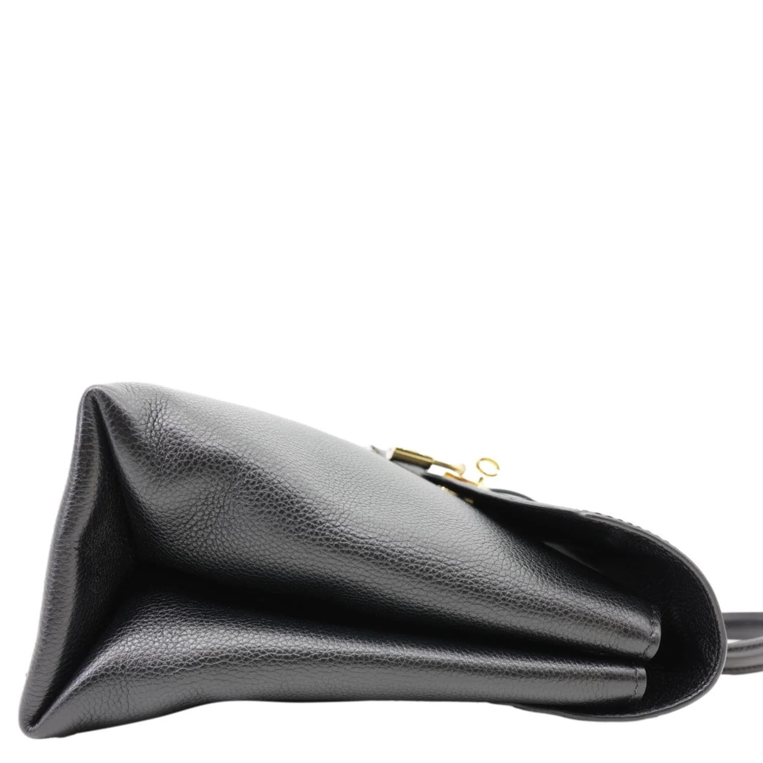 LOUIS VUITTON Rose Des Vents MM Calfskin Leather Satchel Bag Black - Image 11