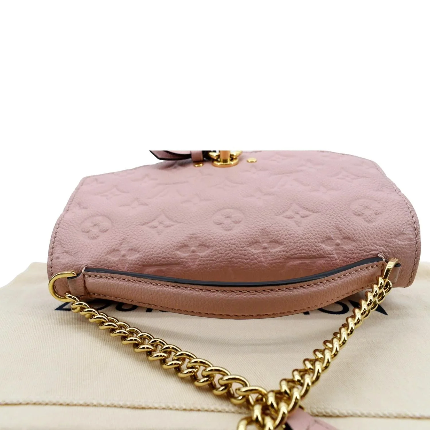 LOUIS VUITTON Blanche BB Empreinte Leather Shoulder Bag Rose Poudre - Image 4