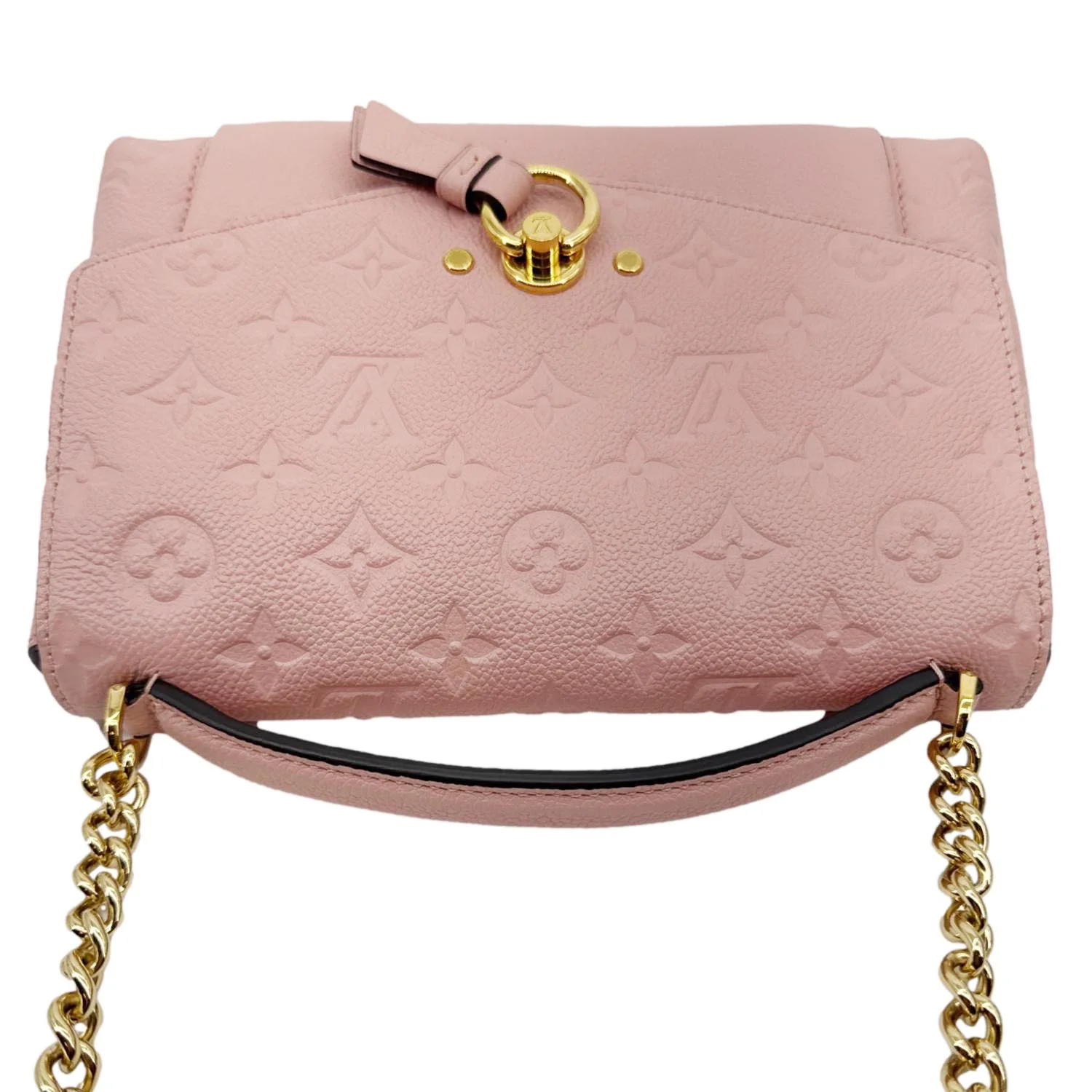 LOUIS VUITTON Blanche BB Empreinte Leather Shoulder Bag Rose Poudre - Image 5