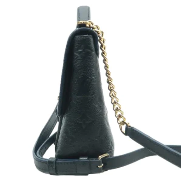 LOUIS VUITTON Blanche BB Empreinte Leather Shoulder Bag Black - Image 4