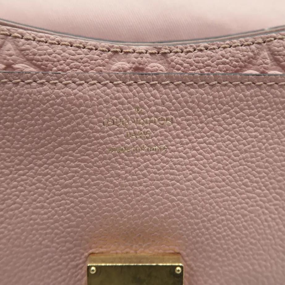LOUIS VUITTON Blanche BB Empreinte Leather Shoulder Bag Rose Poudre - Image 7