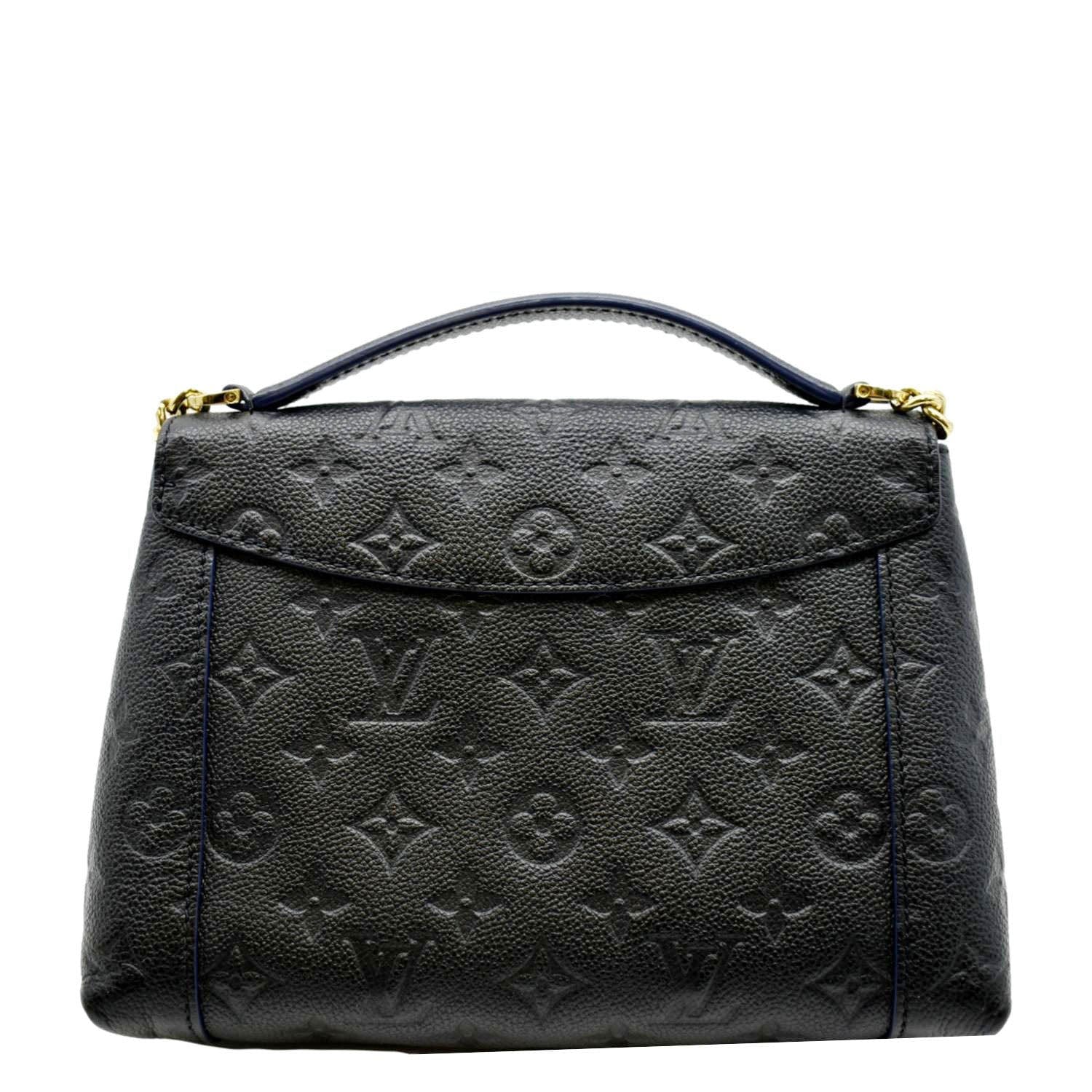 LOUIS VUITTON Blanche BB Empreinte Leather Shoulder Bag Black - Image 4