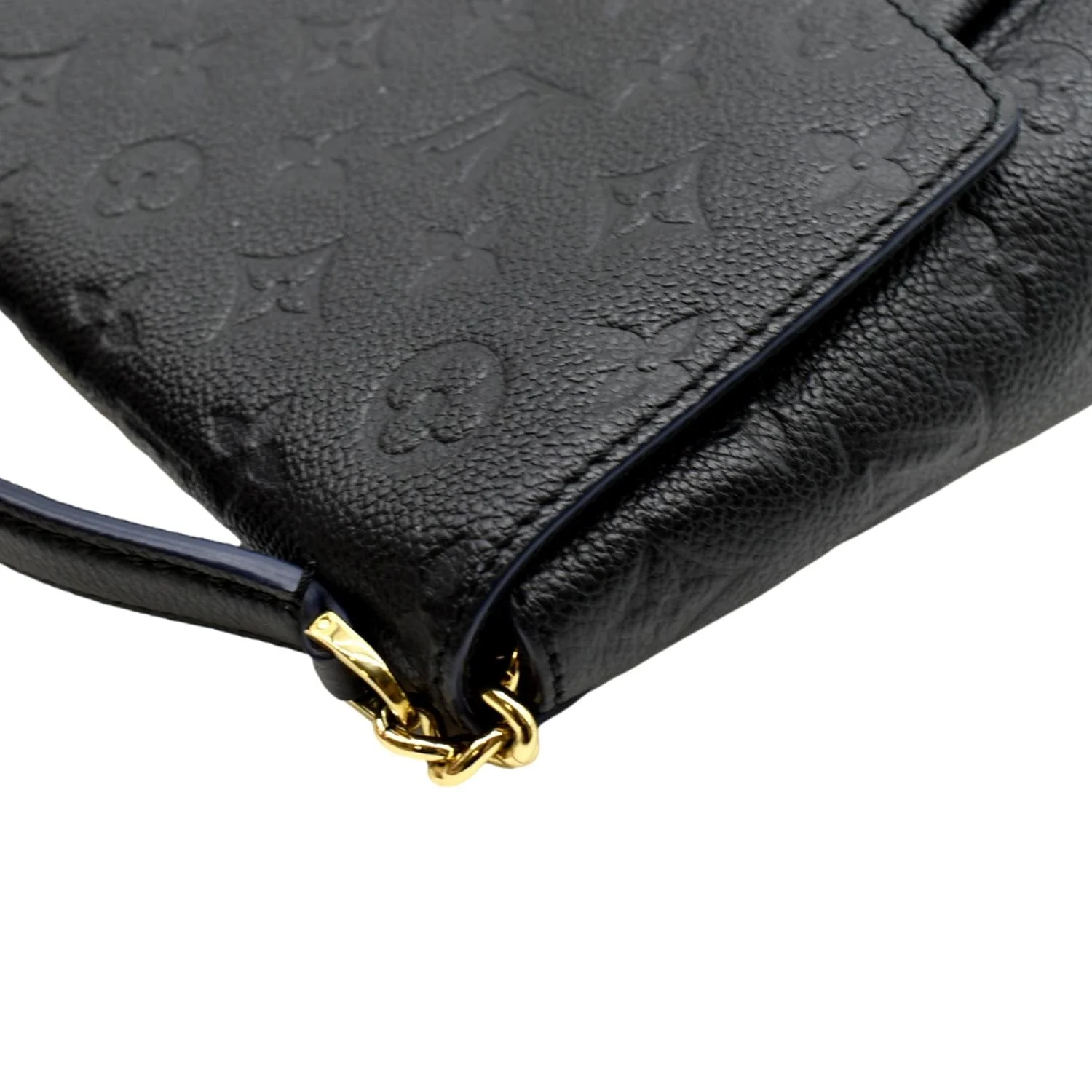 LOUIS VUITTON Blanche BB Empreinte Leather Shoulder Bag Black - Image 6
