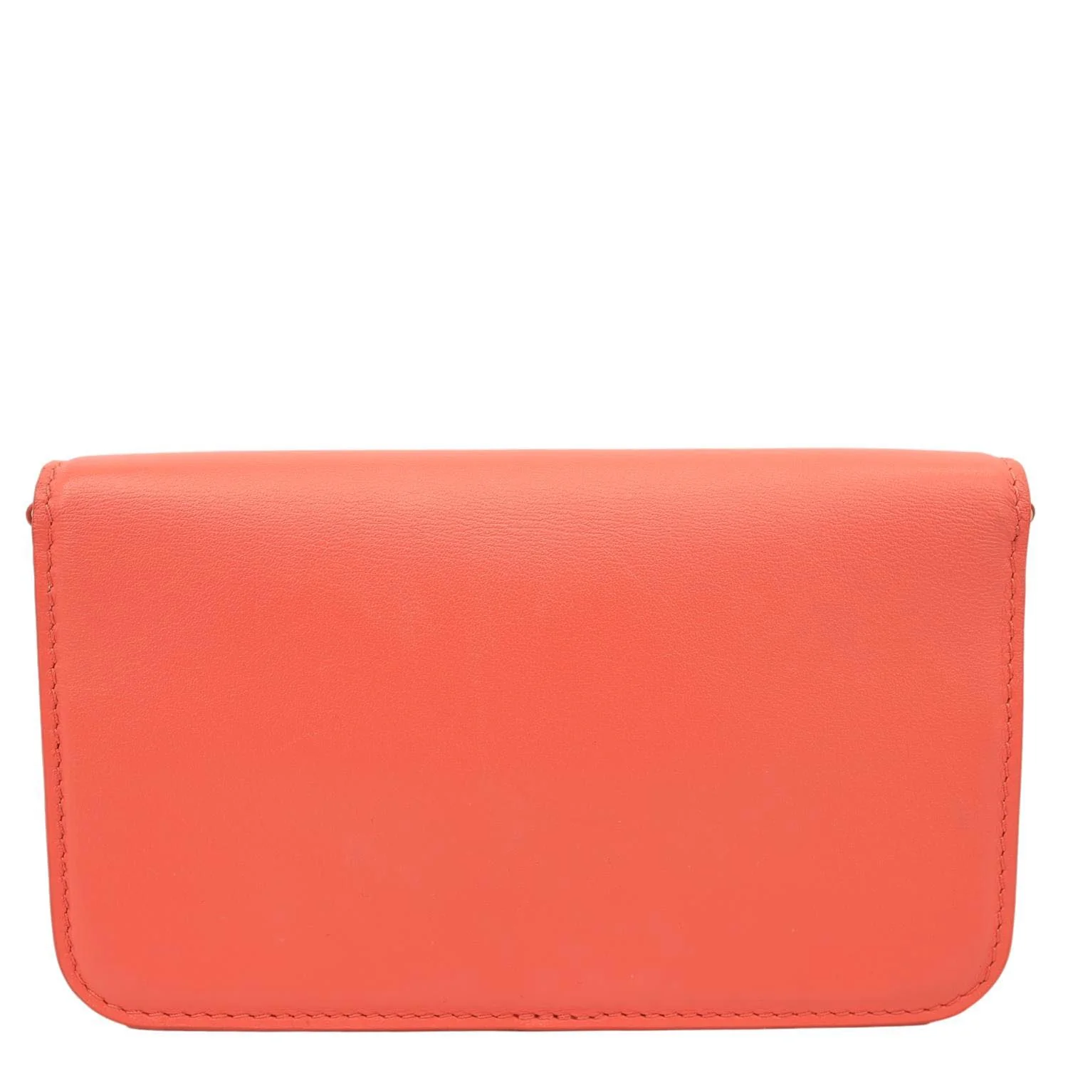 LOUIS VUITTON LV Bloom Calfskin Leather Wallet On Chain Sweet Coral - Image 6