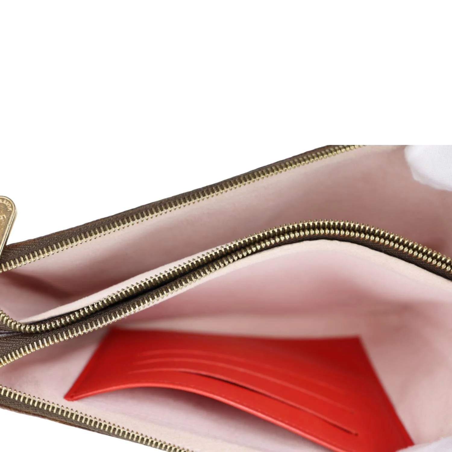 LOUIS VUITTON Blooming Flowers Pochette Monogram Canvas Chain Crossbody Bag Brown - Image 12