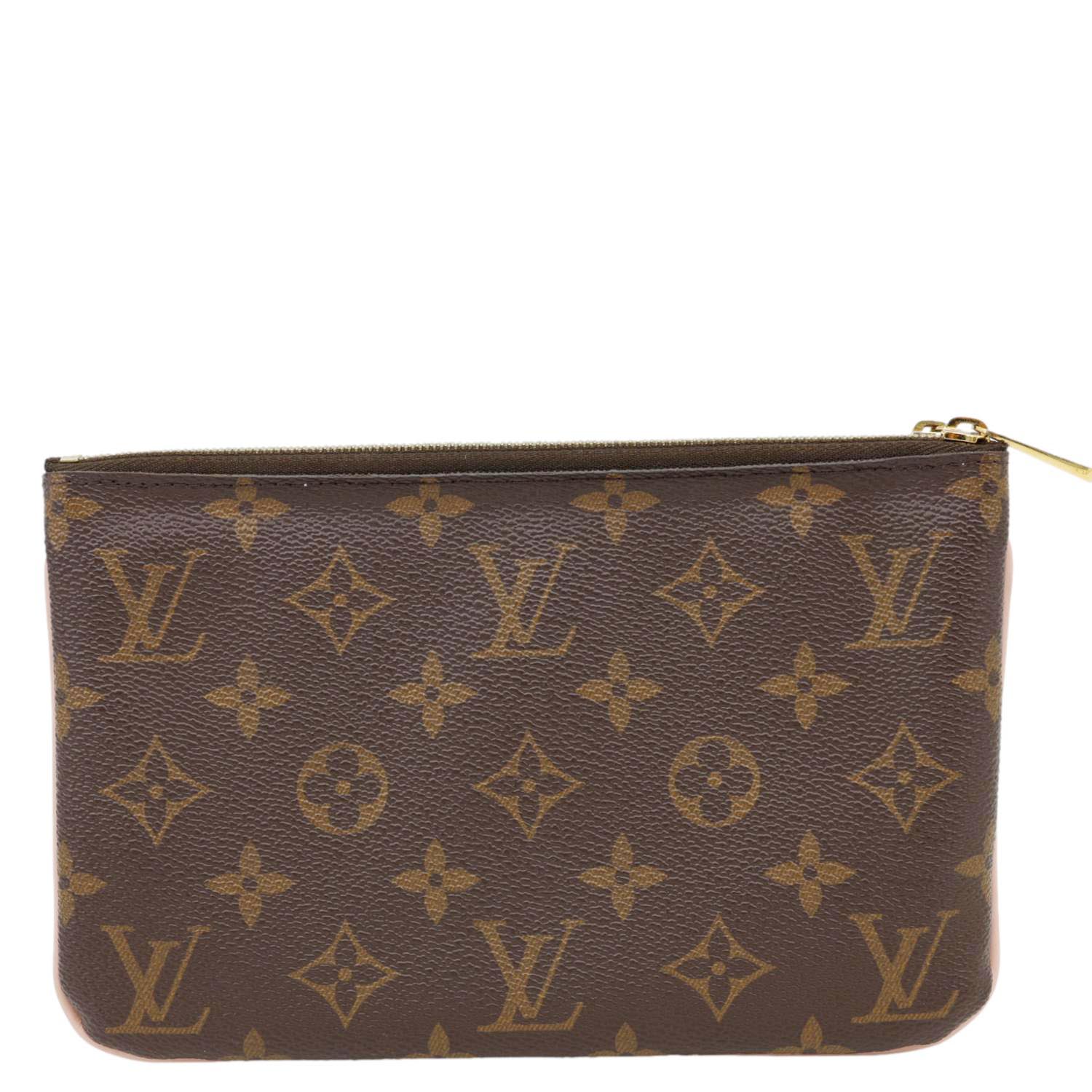 LOUIS VUITTON Blooming Flowers Pochette Monogram Canvas Chain Crossbody Bag Brown - Image 4