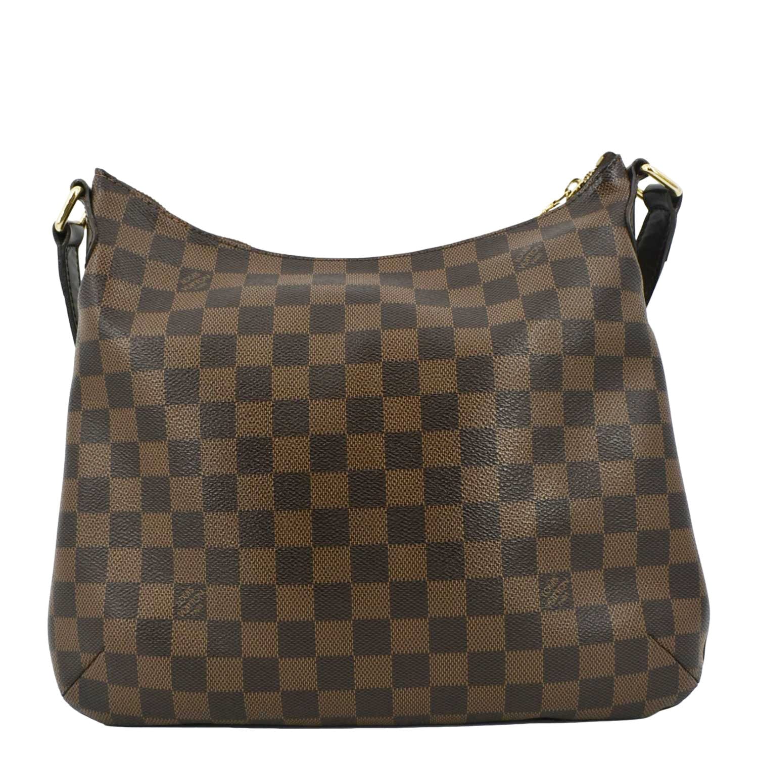 LOUIS VUITTON Bloomsbury Damier Ebene Crossbody Bag Brown - Image 3