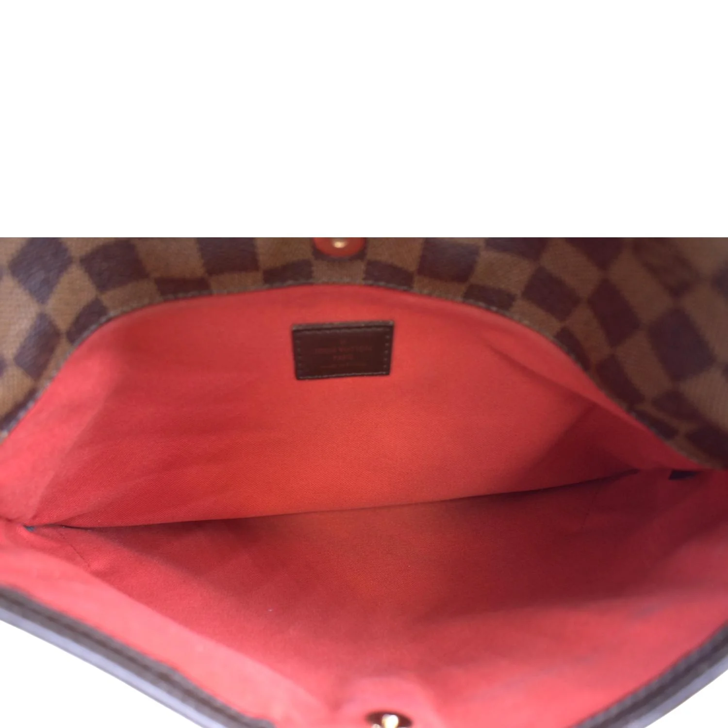 LOUIS VUITTON Bloomsbury PM Damier Ebene Crossbody Bag Brown - Image 11
