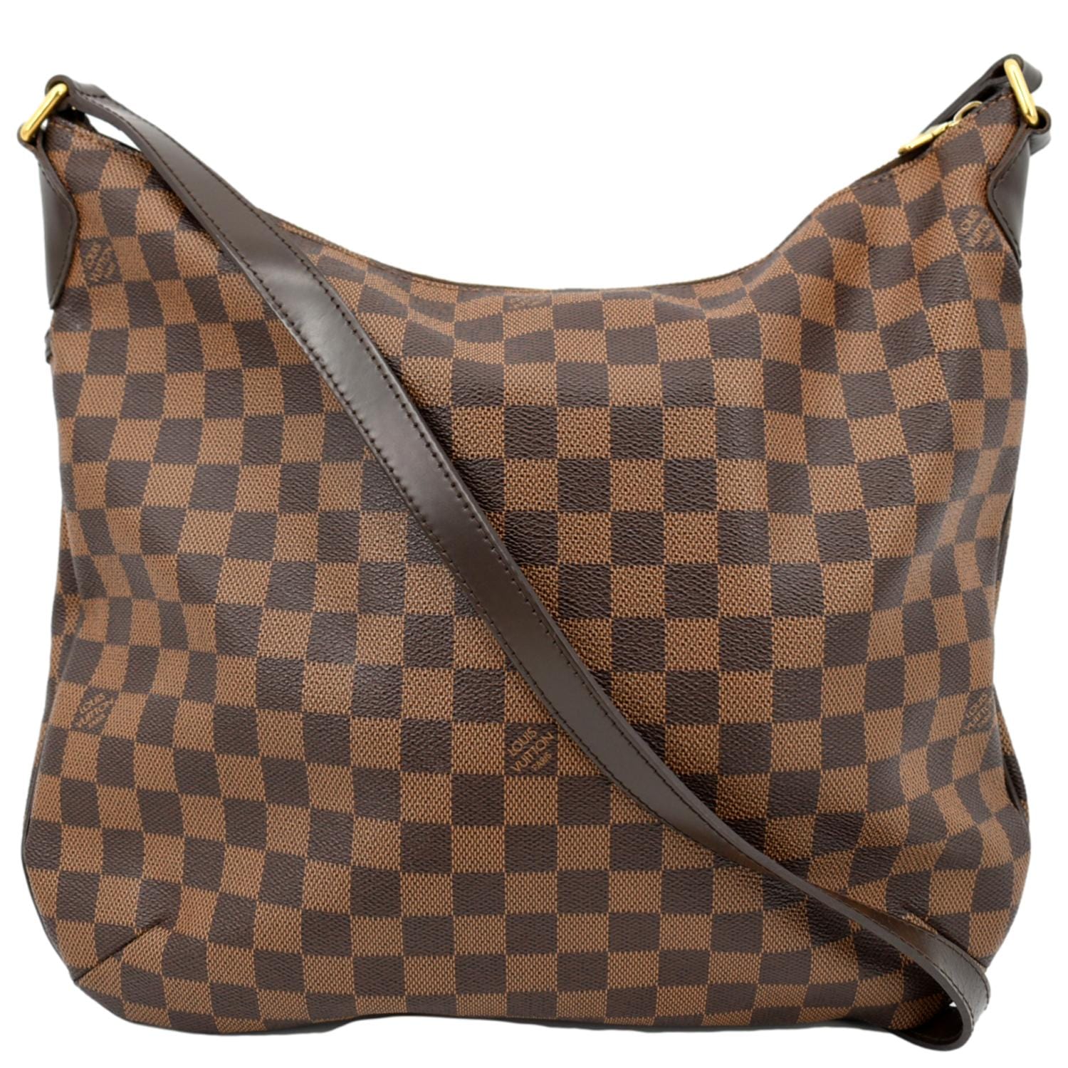 LOUIS VUITTON Bloomsbury GM Damier Ebene Shoulder Crossbody Bag Brown - Image 3