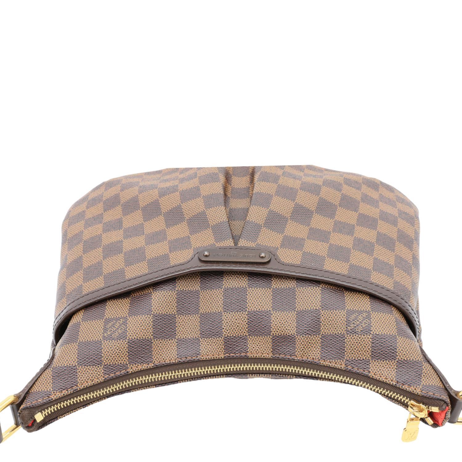 LOUIS VUITTON Bloomsbury PM Damier Ebene Crossbody Bag Brown - Image 3