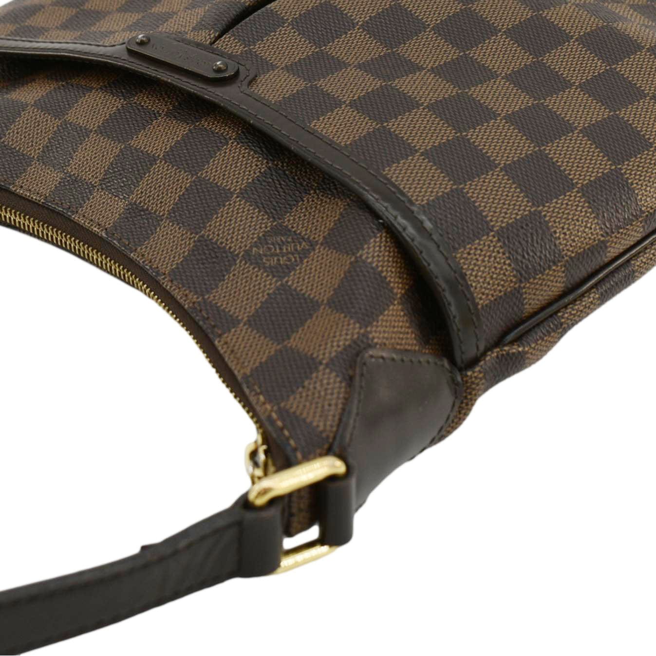 LOUIS VUITTON Bloomsbury PM Damier Ebene Crossbody Bag Brown - Image 7