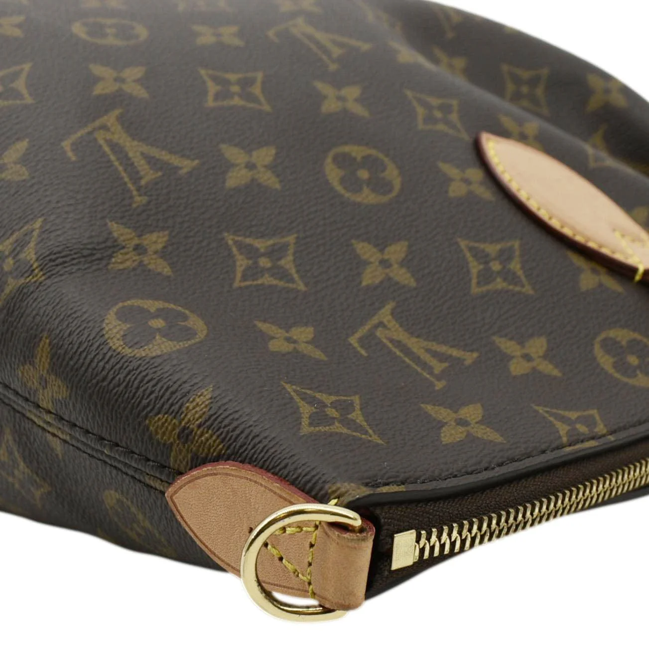 LOUIS VUITTON Boetie MM Monogram Canvas Shoulder Bag Brown - Image 6