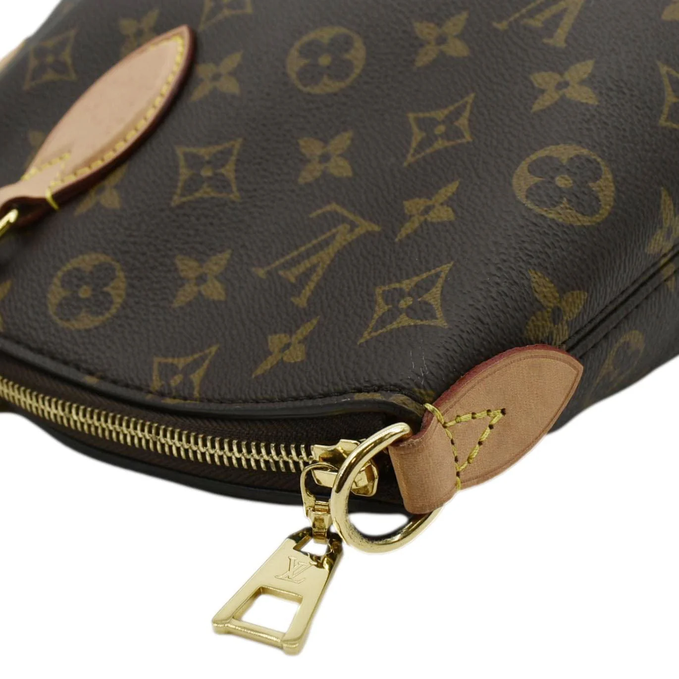 LOUIS VUITTON Boetie MM Monogram Canvas Shoulder Bag Brown - Image 7