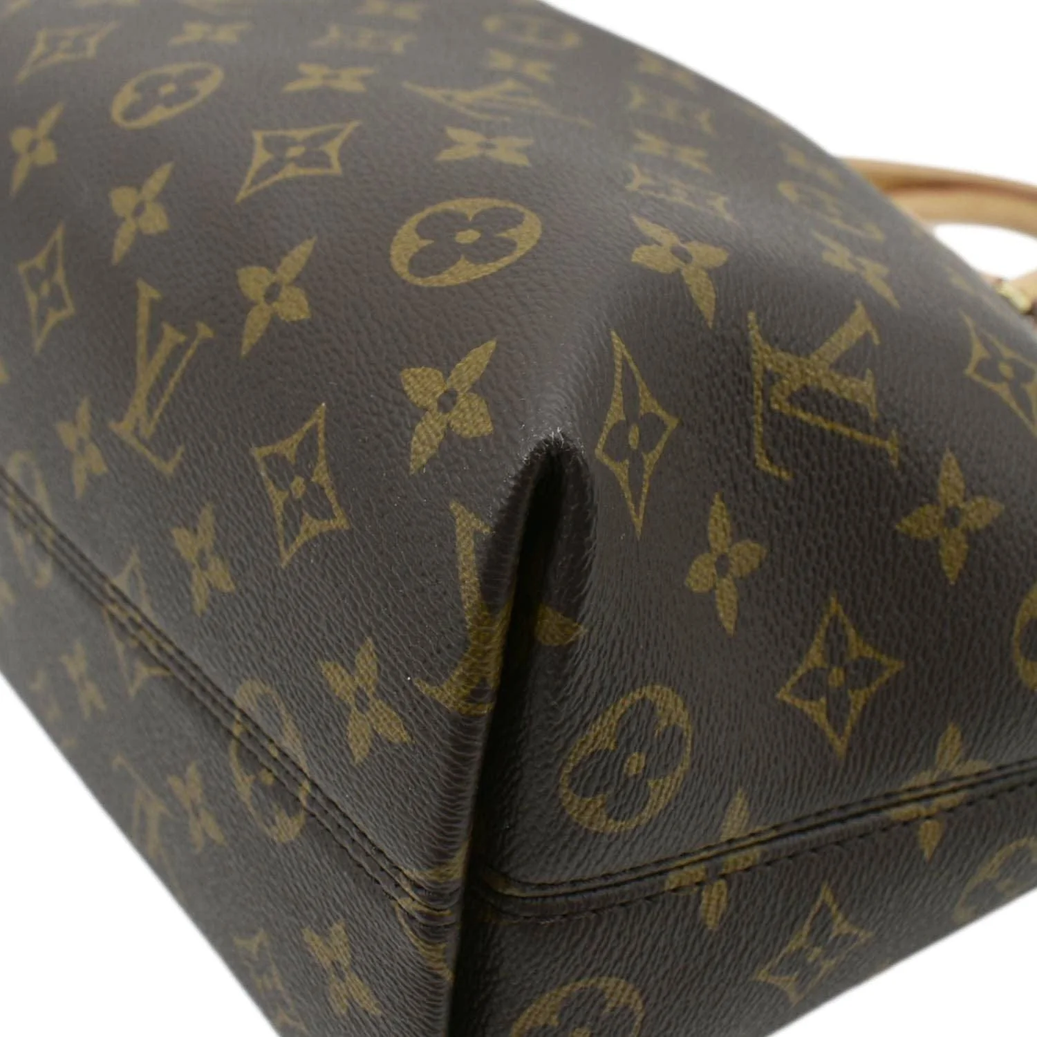 LOUIS VUITTON Boetie MM Monogram Canvas Shoulder Bag Brown - Image 9