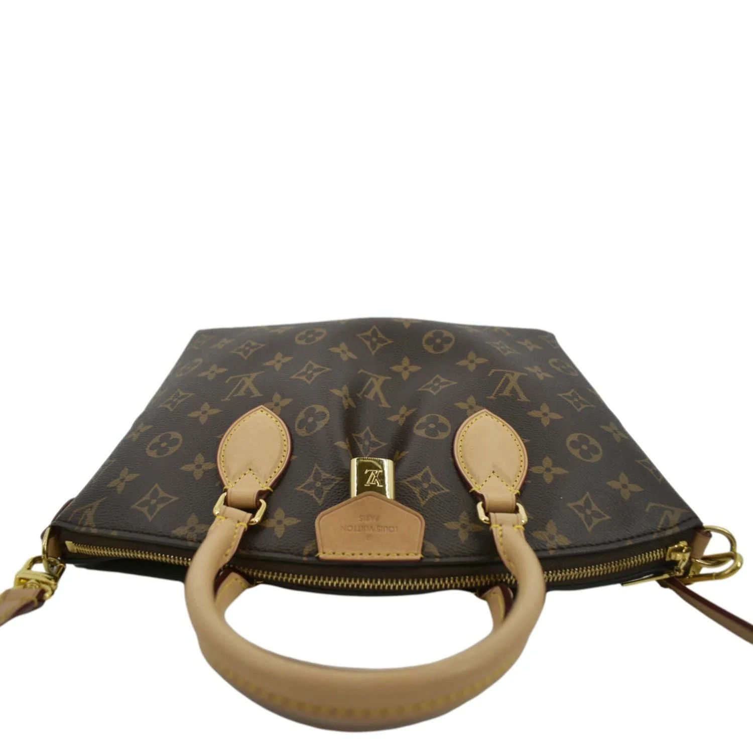 LOUIS VUITTON Boetie PM NM Monogram Canvas Satchel Shoulder Bag Brown - Image 5