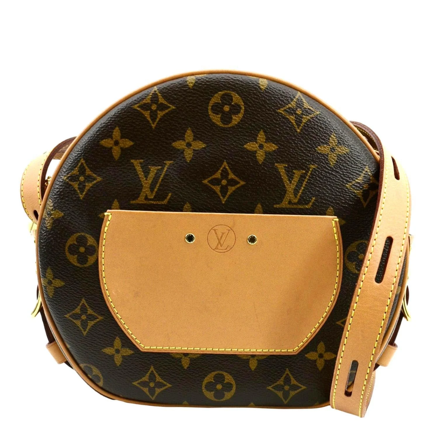 LOUIS VUITTON Boite Chapeau Souple MM Monogram Canvas Shoulder Bag Brown - Image 3