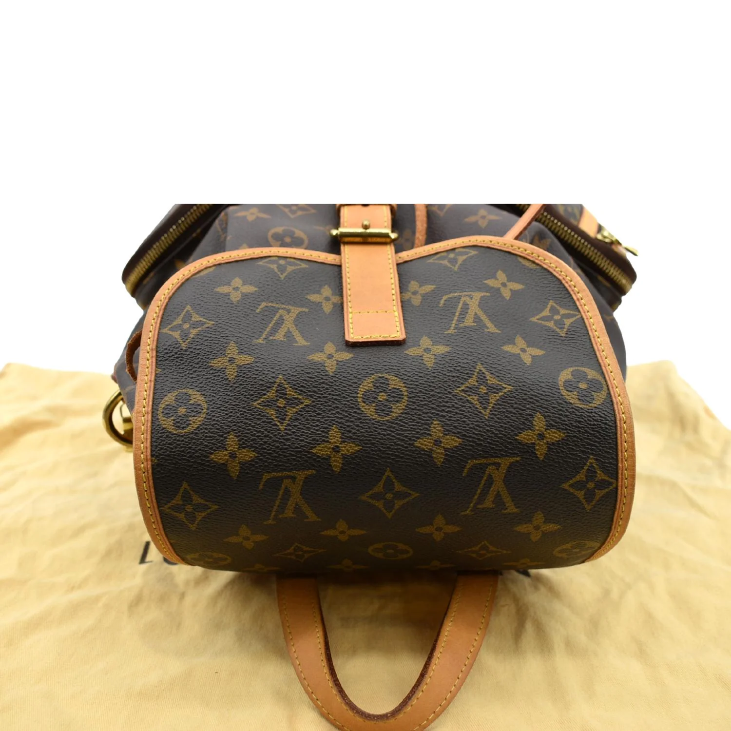 LOUIS VUITTON Sac A Dos Bosphore Monogram Canvas Backpack Bag Brown - Image 6