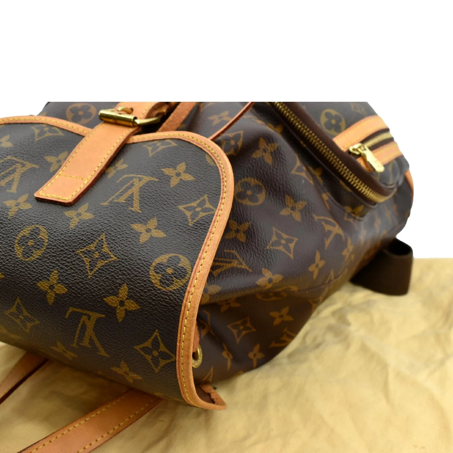 LOUIS VUITTON Sac A Dos Bosphore Monogram Canvas Backpack Bag Brown - Image 7