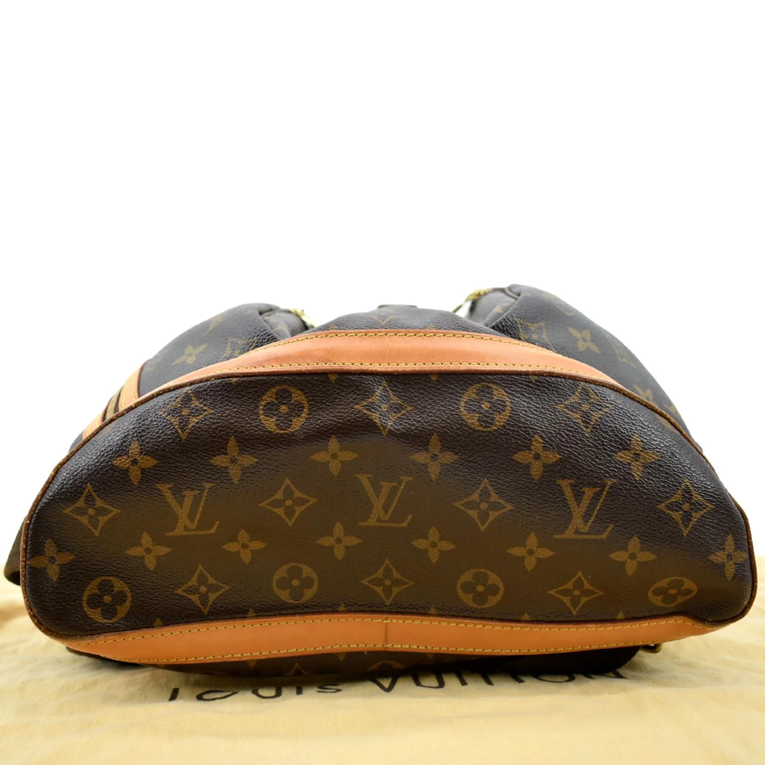 LOUIS VUITTON Sac A Dos Bosphore Monogram Canvas Backpack Bag Brown - Image 9