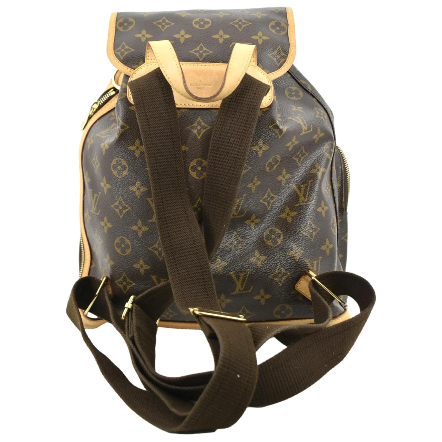 LOUIS VUITTON Sac A Dos Bosphore Monogram Canvas Backpack Bag Brown - Image 3