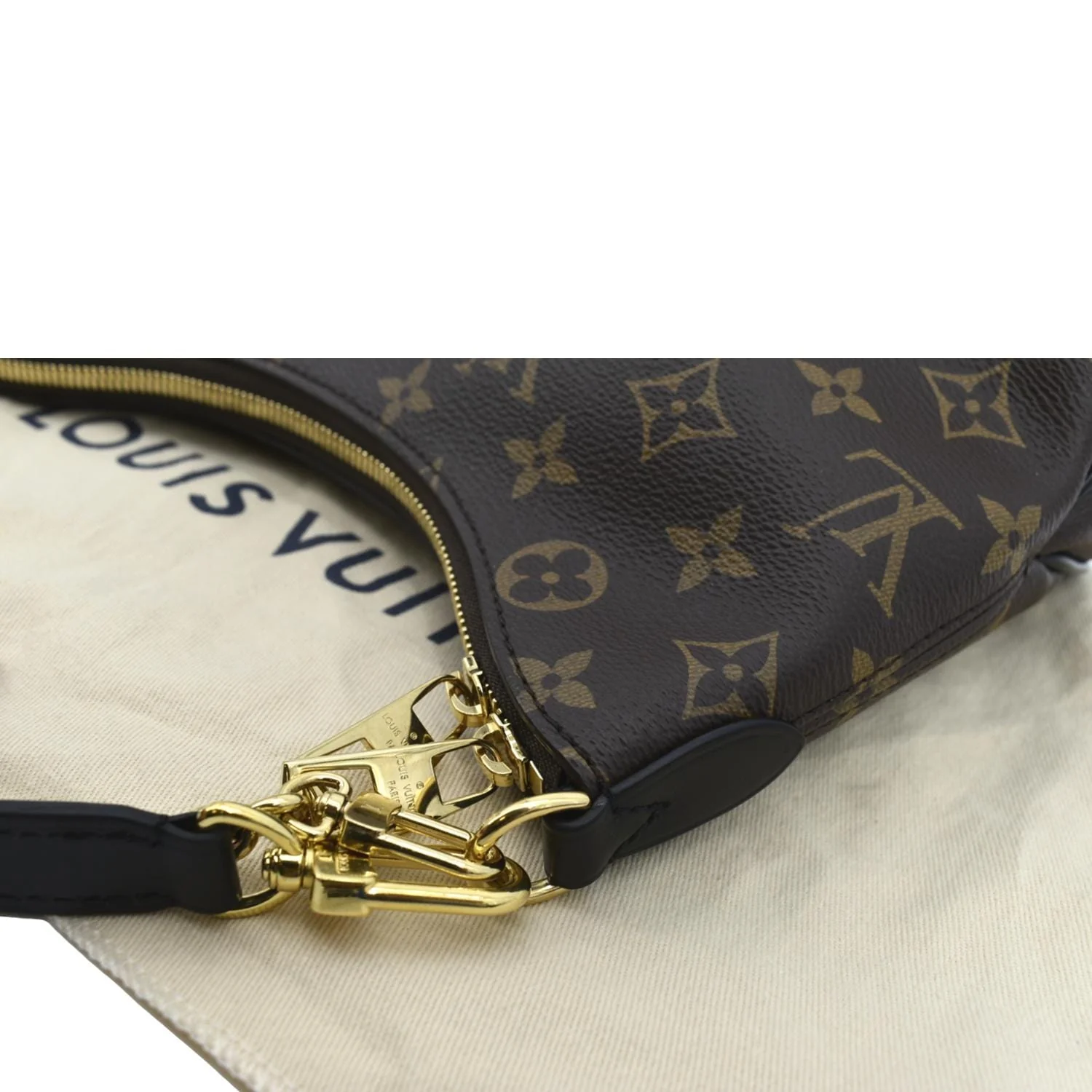 LOUIS VUITTON Boulogne NM Monogram Canvas Shoulder Bag Brown - Image 7
