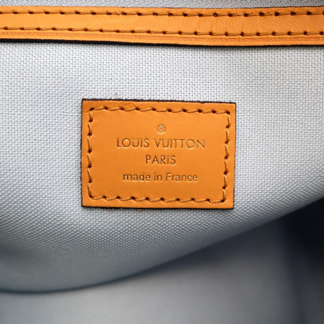 LOUIS VUITTON Braided Speedy 30 Damier Azur Satchel Bag White - Image 12
