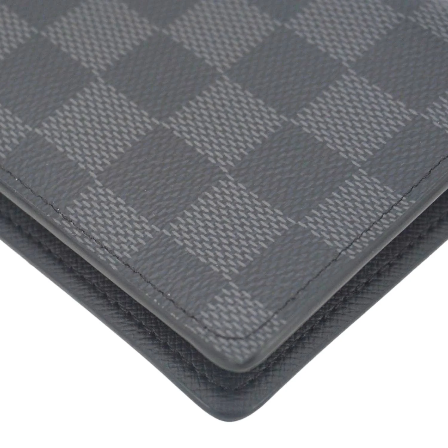 LOUIS VUITTON Brazza Damier Graphite Bifold Long Wallet Black - Image 5