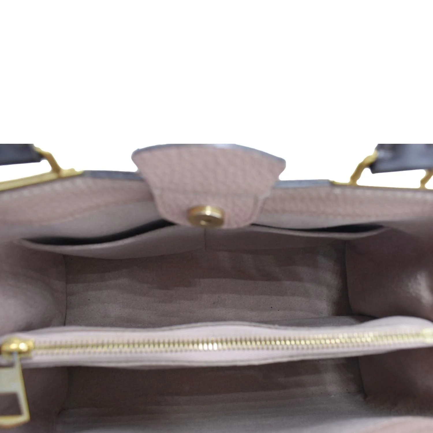 LOUIS VUITTON Brittany Damier Ebene Shoulder Bag Rose Ballerine - Image 10