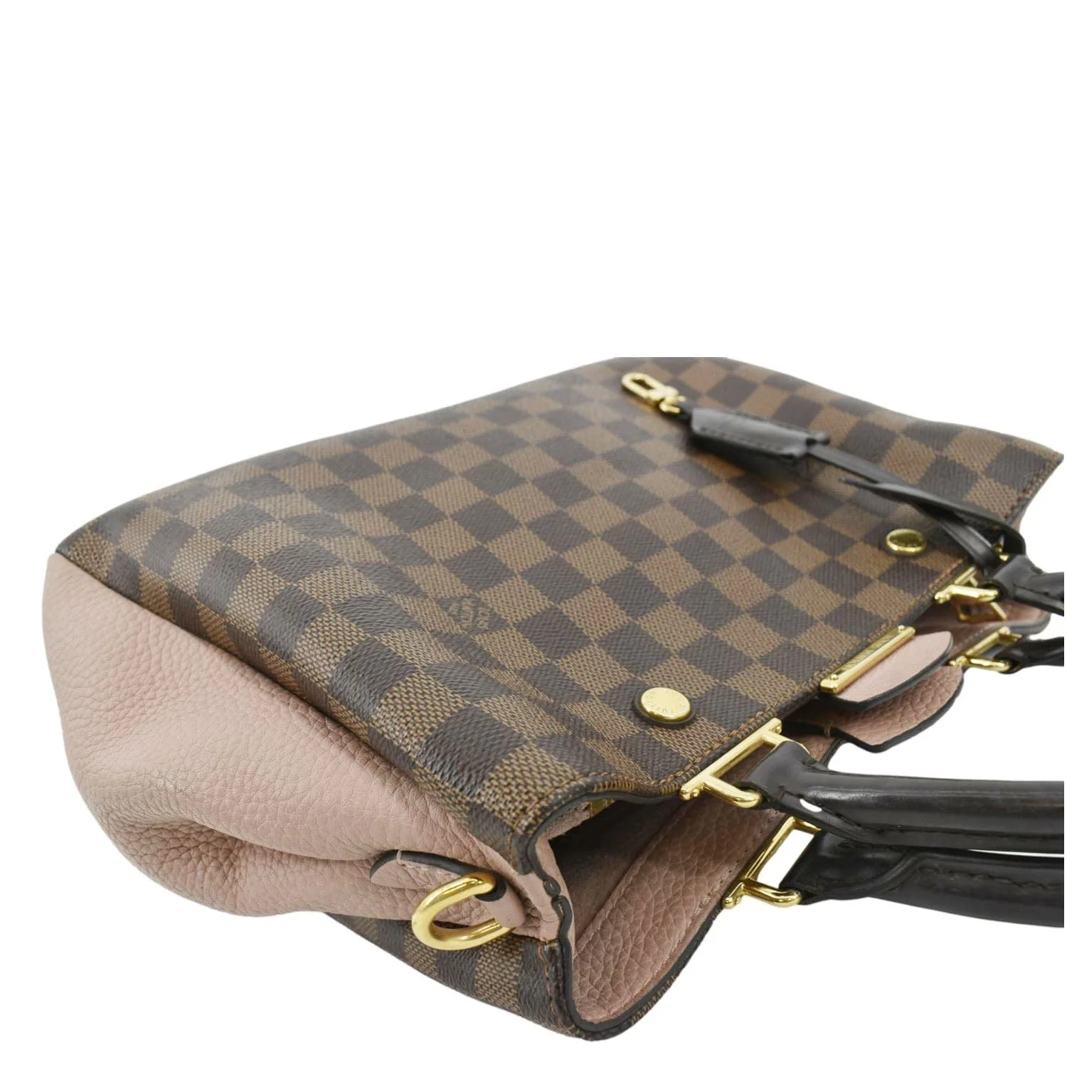 LOUIS VUITTON Brittany Damier Ebene Shoulder Bag Rose Ballerine - Image 5
