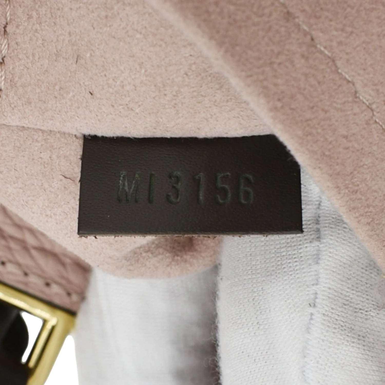 LOUIS VUITTON Brittany Damier Ebene Shoulder Bag Rose Ballerine - Image 12