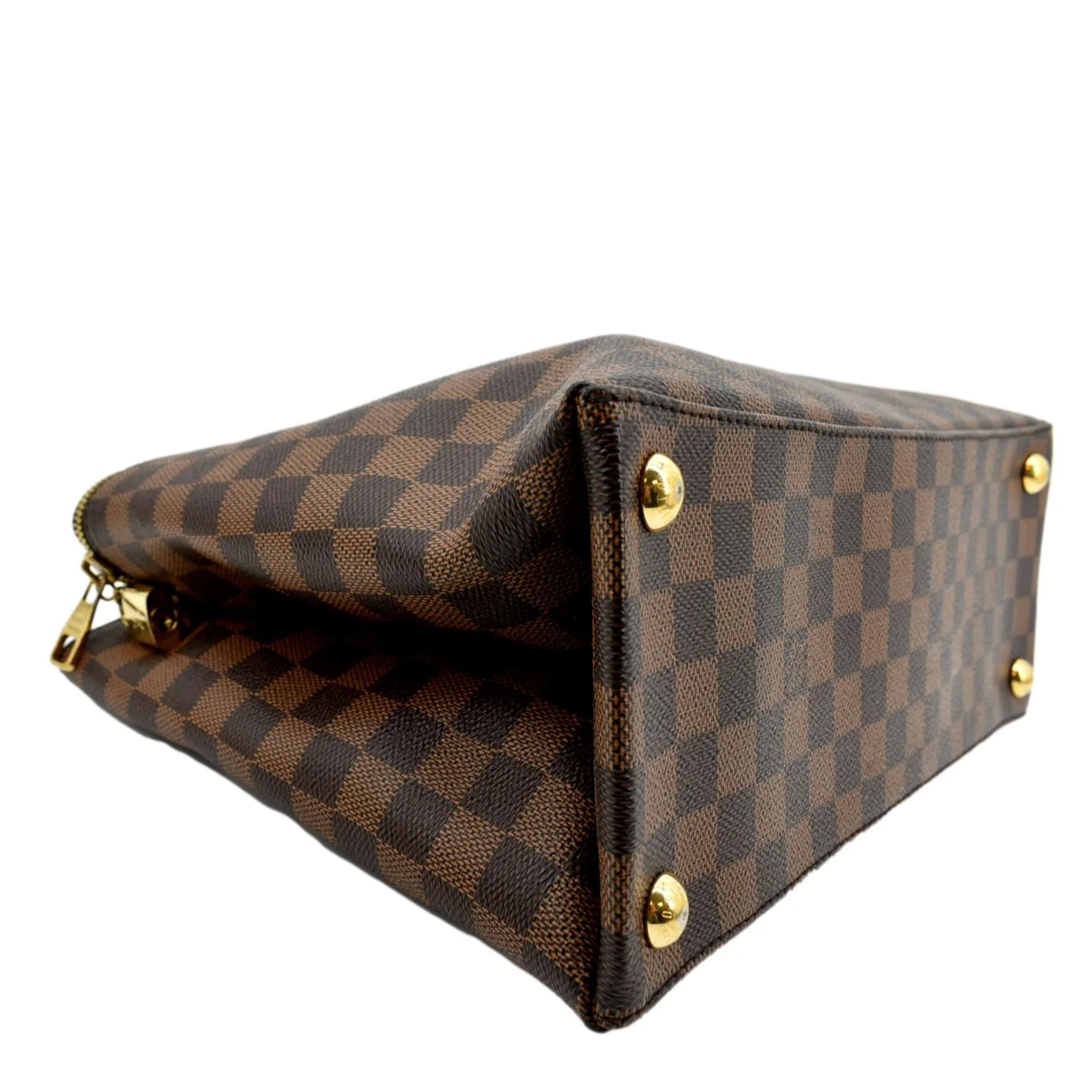 LOUIS VUITTON Brompton Damier Ebene Shoulder Bag Brown - Image 8