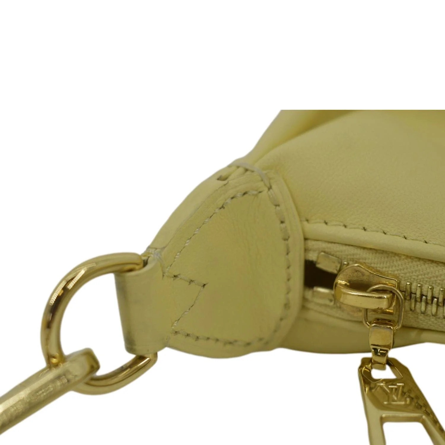 LOUIS VUITTON Over The Moon Bubblegram Calf Leather Crossbody Bag Banana Yellow - Image 10