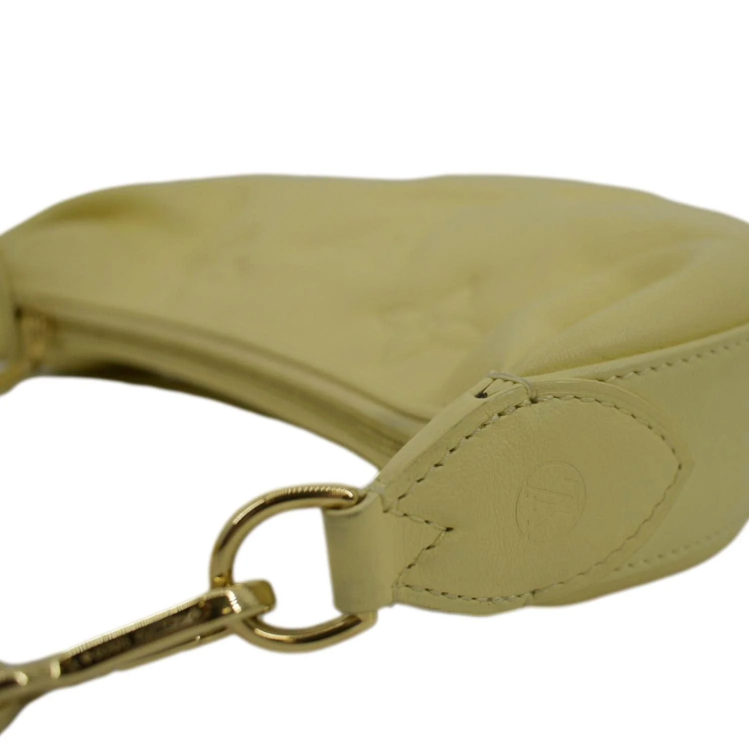 LOUIS VUITTON Over The Moon Bubblegram Calf Leather Crossbody Bag Banana Yellow - Image 7