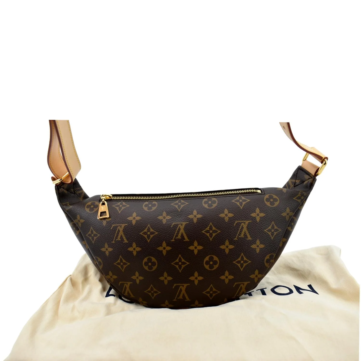 LOUIS VUITTON Monogram Canvas Bumbag Bag Brown - Image 4