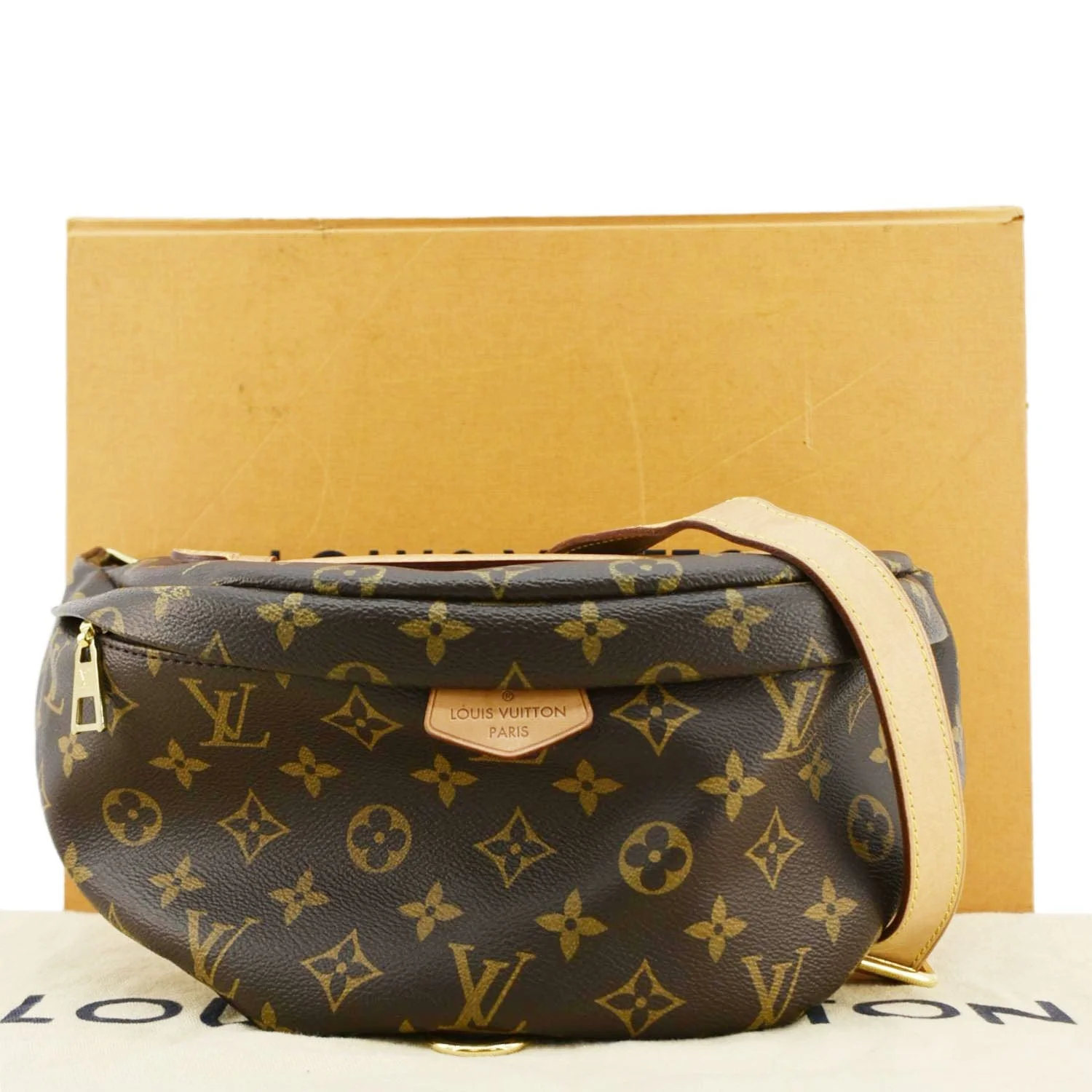 LOUIS VUITTON Monogram Canvas Bumbag Brown - Image 4