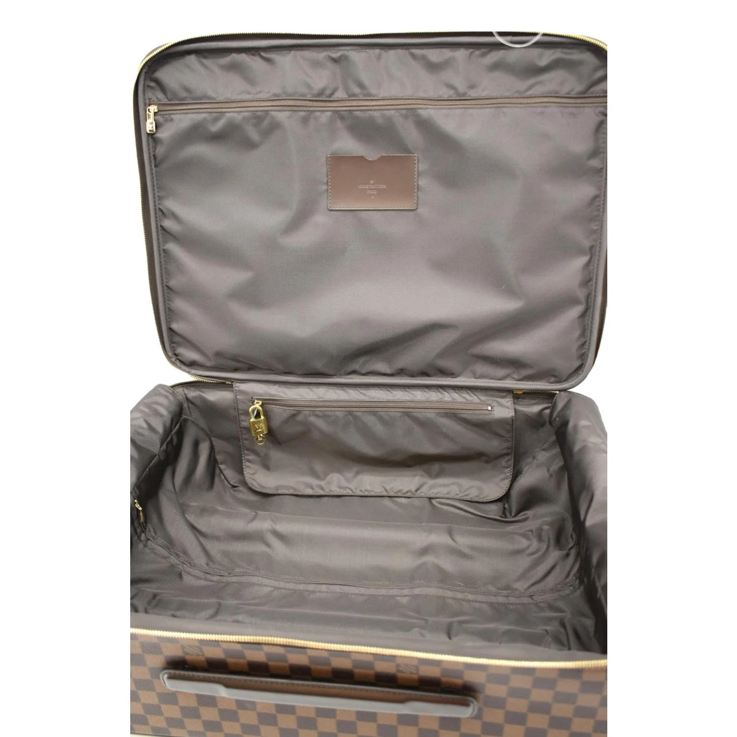 LOUIS VUITTON Business Pegase 55 Damier Ebene Suitcase Travel Bag Brown - Image 12