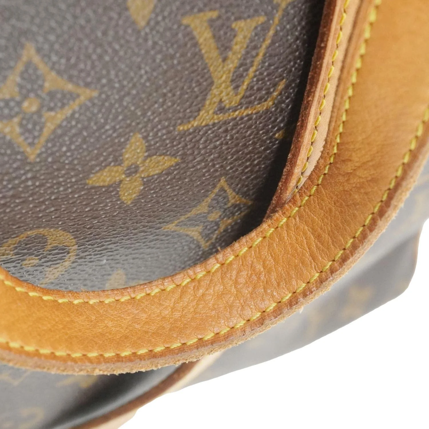 LOUIS VUITTON Cabas Mezzo Monogram Canvas Tote Bag Brown - Image 11