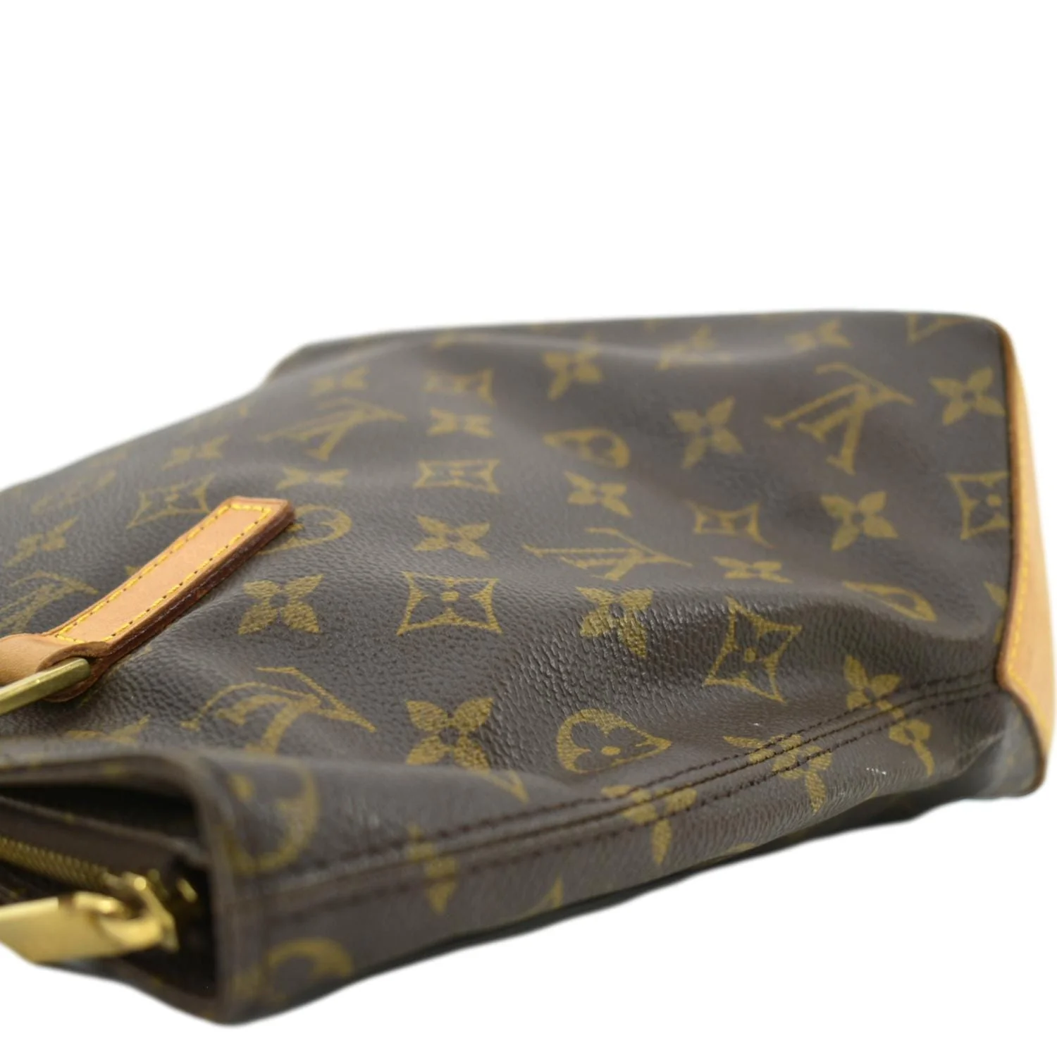 LOUIS VUITTON Cabas Piano Monogram Canvas Shoulder Bag Brown - Image 6