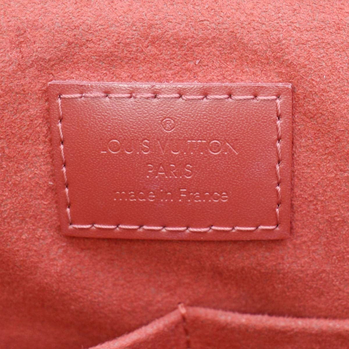 LOUIS VUITTON Caissa PM Damier Ebene Tote Bag Brown - Image 12