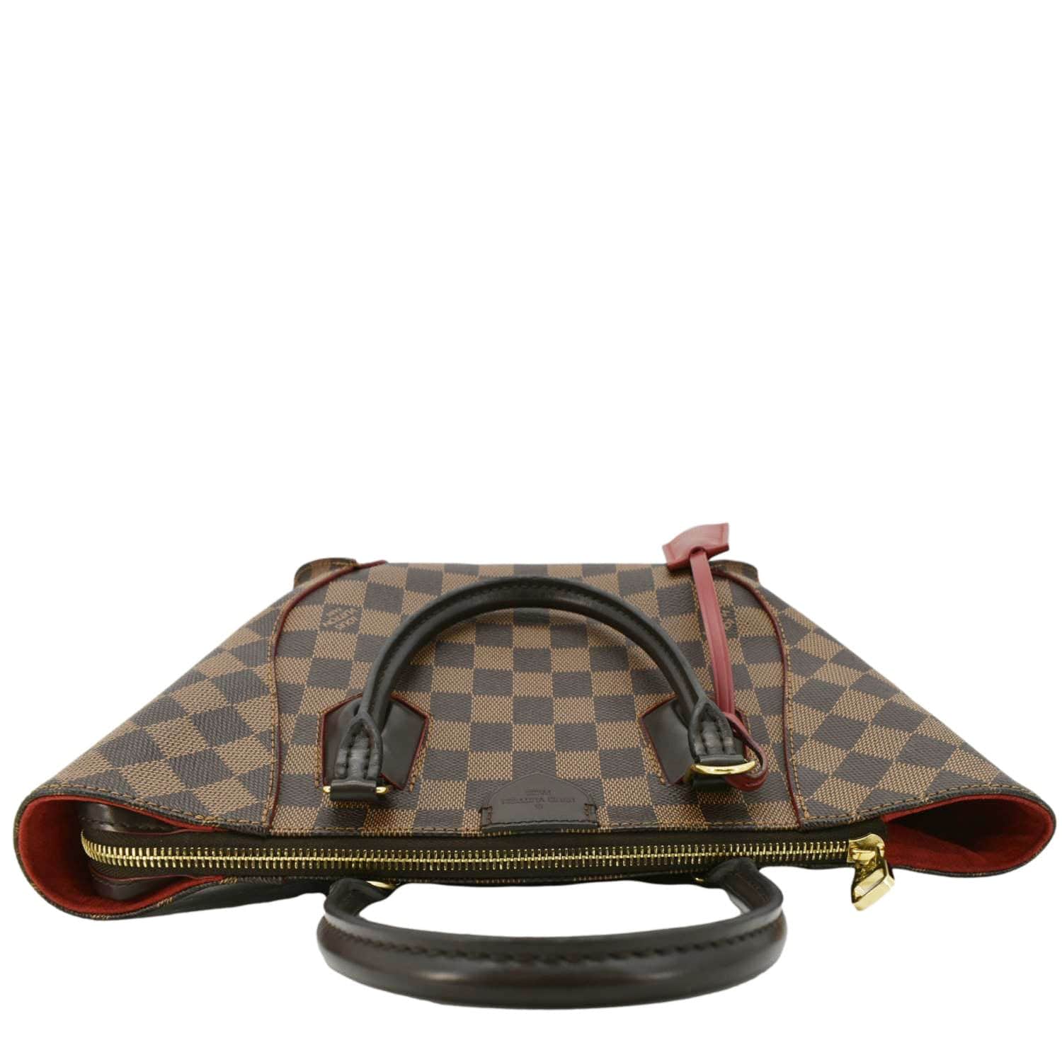 LOUIS VUITTON Caissa PM Damier Ebene Tote Bag Brown - Image 4